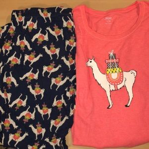 Women’s Large Llama Pajamas